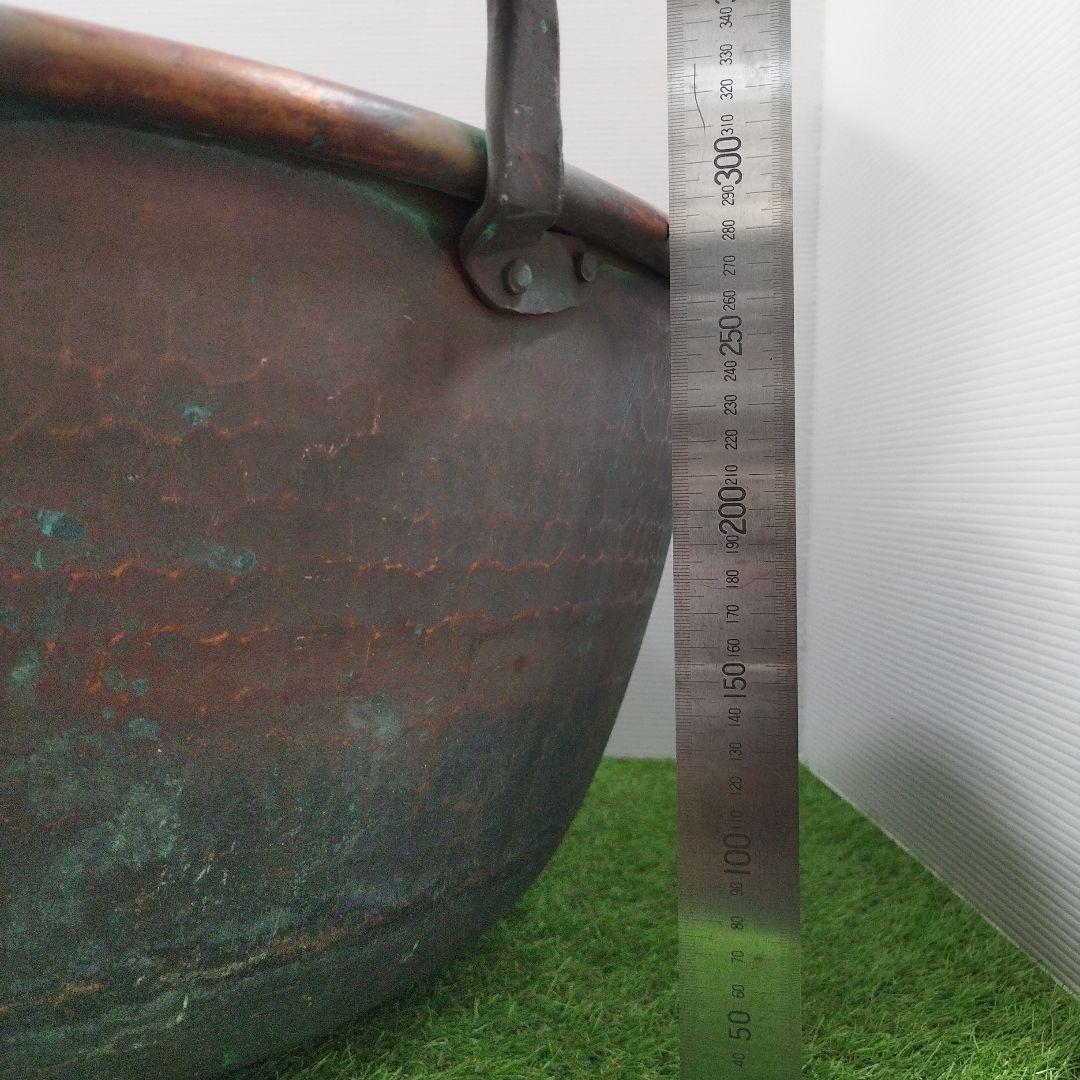 K*X様 銅鍋　銅製　大鍋　63.5cm✕29.5cm　アンティーク