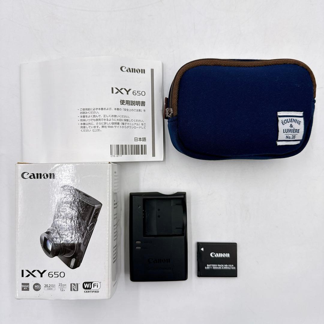 【美品】Canon イクシー IXY650 FULL HD Wi-Fi デジカメ