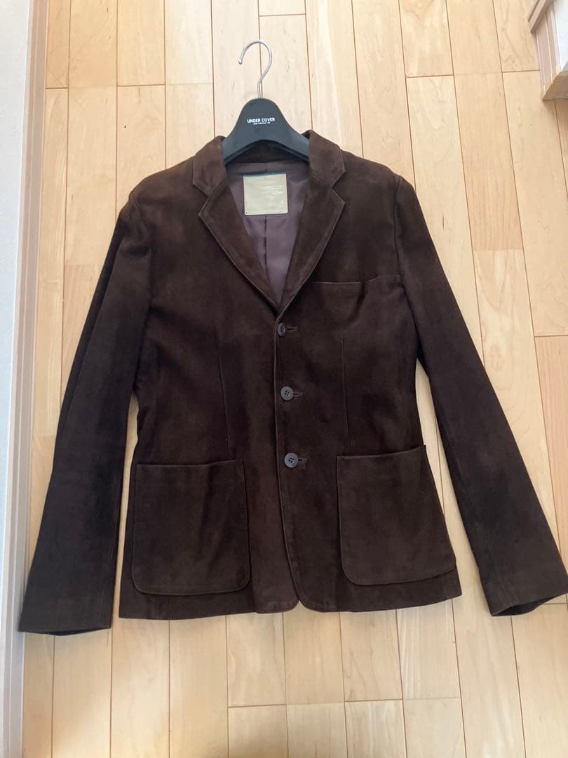 アンダーカバー99AWアンビバレンス期ヌバックスエードレザーテーラードジャケット
