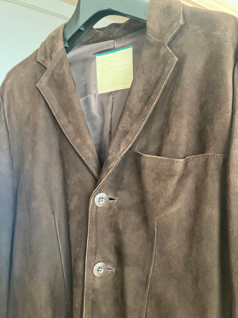 アンダーカバー99AWアンビバレンス期ヌバックスエードレザーテーラードジャケット