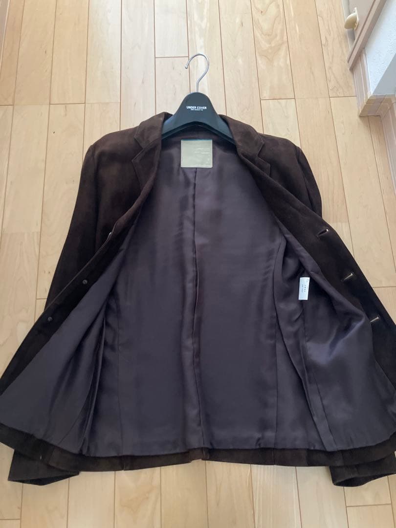 アンダーカバー99AWアンビバレンス期ヌバックスエードレザーテーラードジャケット