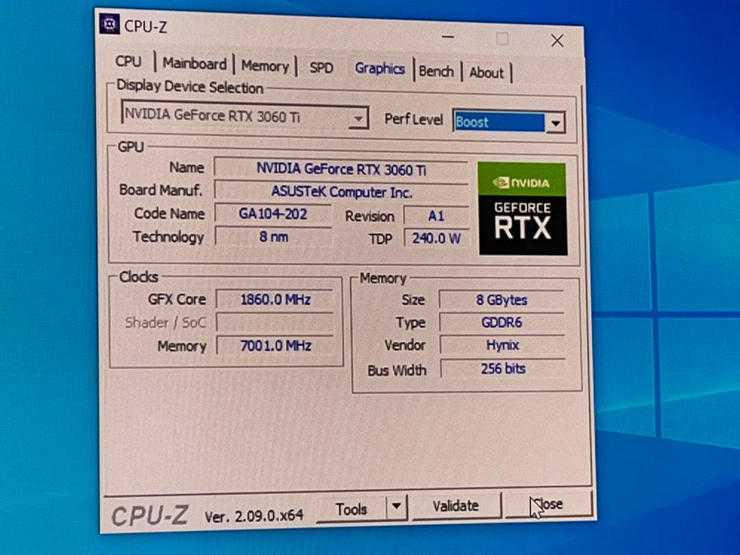 グラフィックボード・グラボ・ビデオカード ASUS ROG STRIX RTX 3060ti 8GB