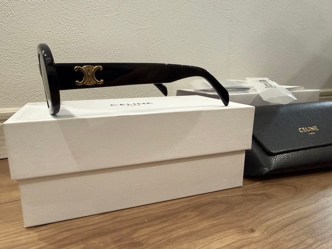 CELINE セリーヌ トリオンフ 01 サングラス　ブラック