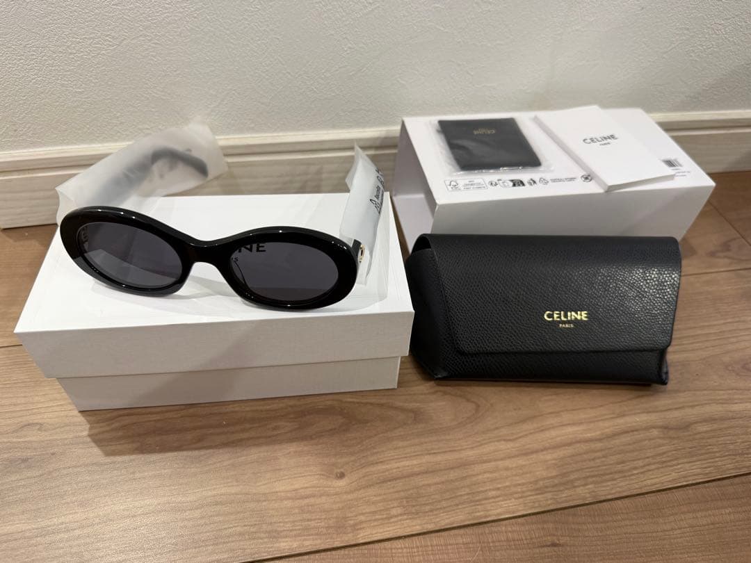 CELINE セリーヌ トリオンフ 01 サングラス　ブラック