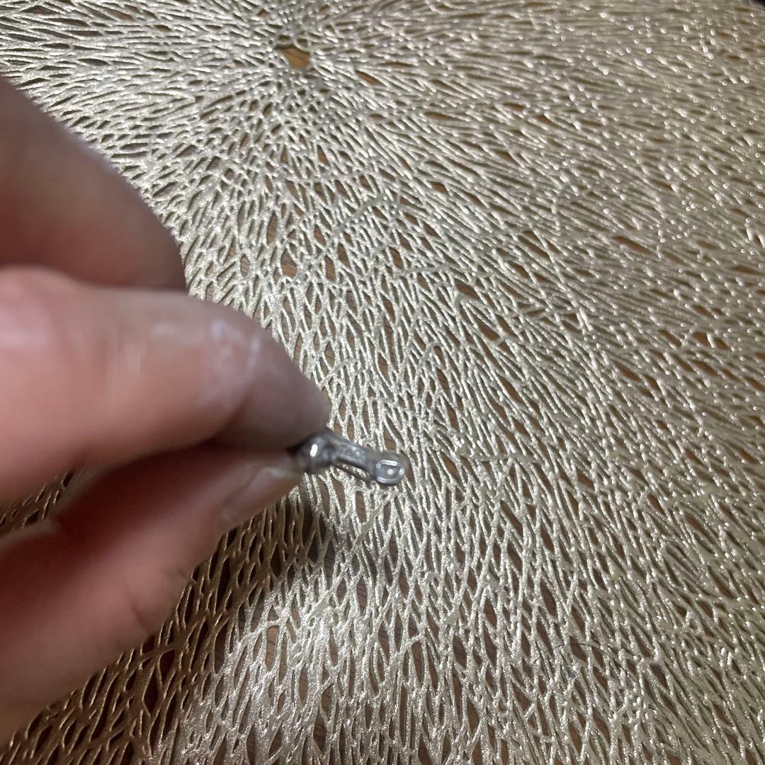 ティファニー　バンブー　シルバー フープ型ピアス(片耳用)