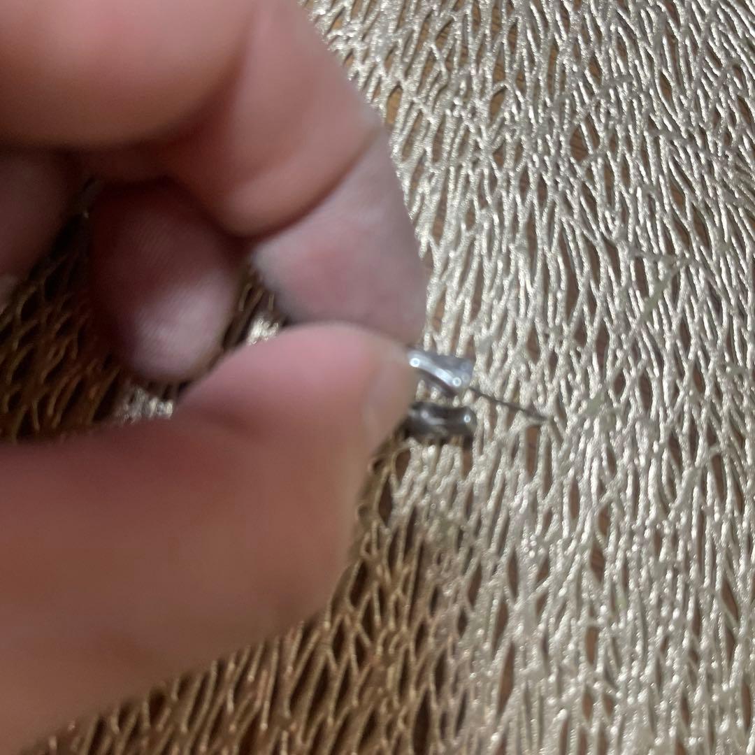 ティファニー　バンブー　シルバー フープ型ピアス(片耳用)