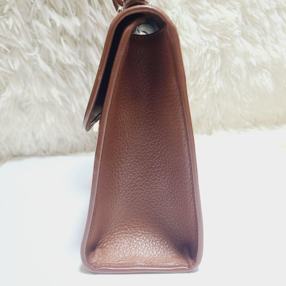 バーバリー ハンドバッグ フォーマルバッグ レザー ロゴ ゴールド金具 チェック