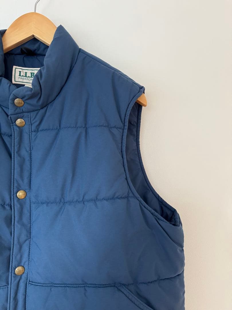 【美品】80's エルエルビーン L.L.Bean 中綿ベスト L ネイビー