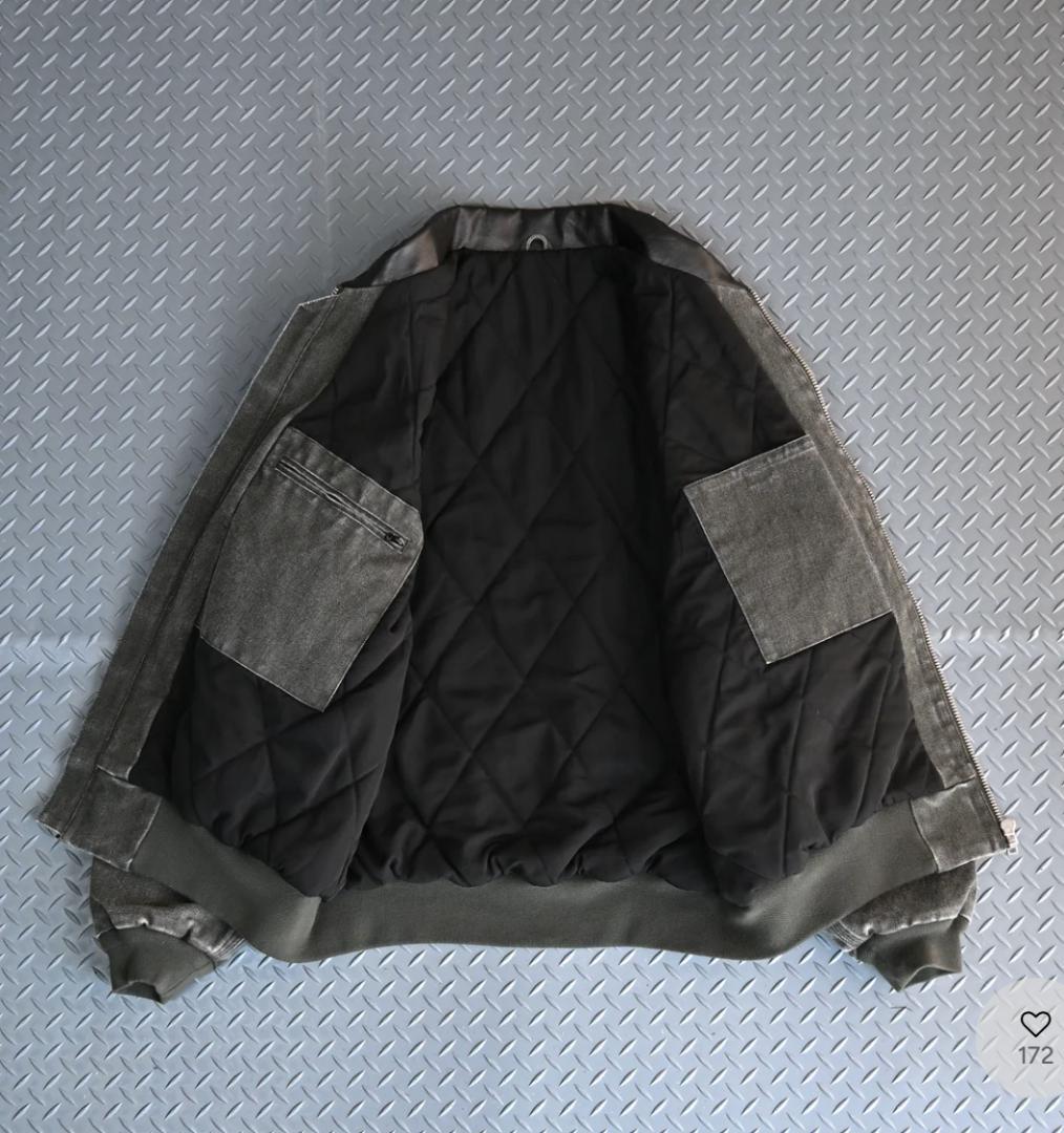 【SALE】L2139レザーカラーデトロイトジャケットS（red）地底人