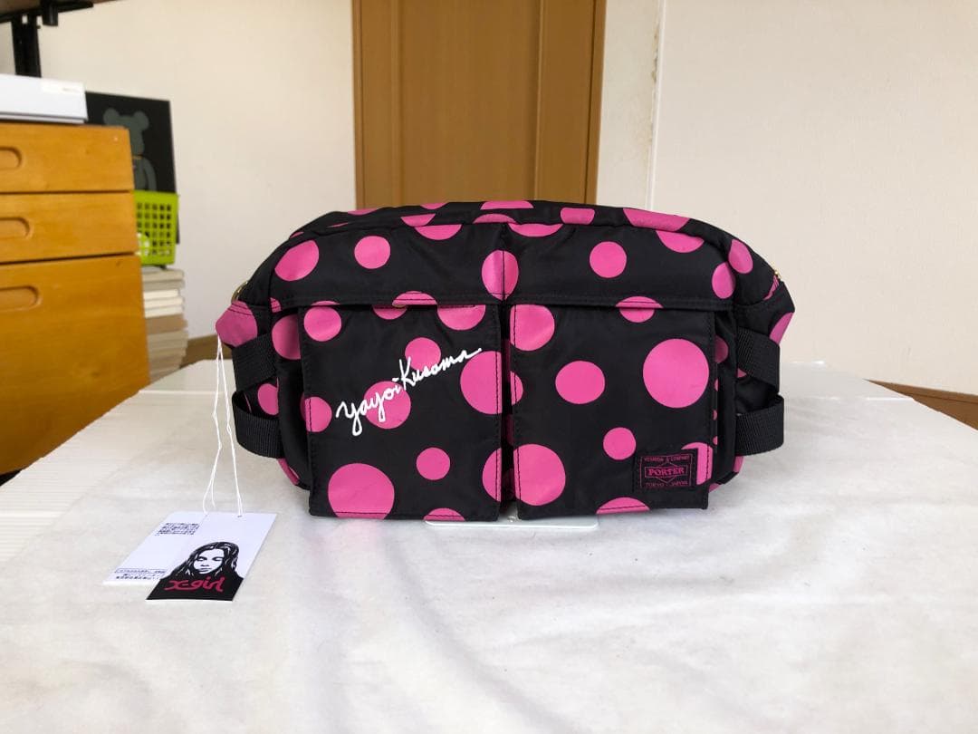 美品　ポーター　草間彌生　ウエスト　ポーチ　ボディー　バッグ　タンカー　旅行