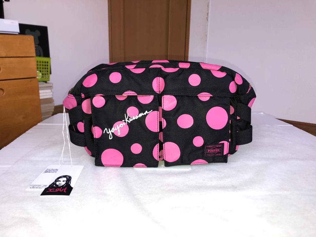 美品　ポーター　草間彌生　ウエスト　ポーチ　ボディー　バッグ　タンカー　旅行