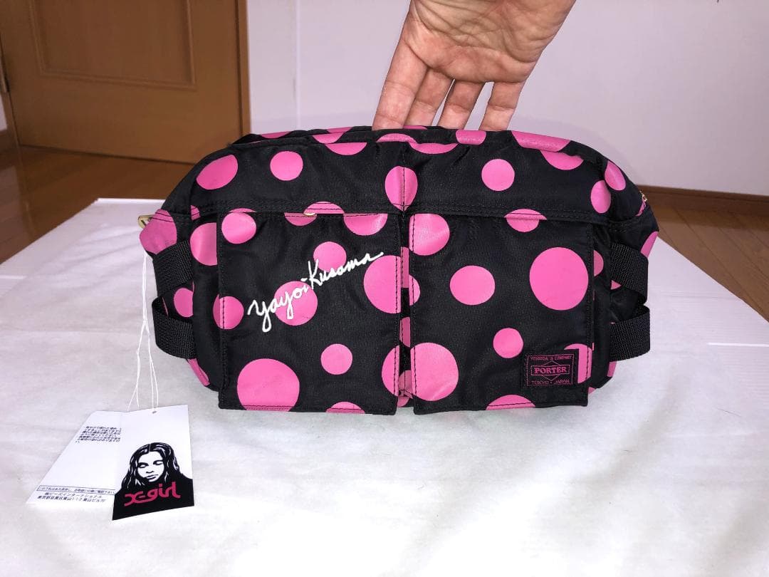 美品　ポーター　草間彌生　ウエスト　ポーチ　ボディー　バッグ　タンカー　旅行