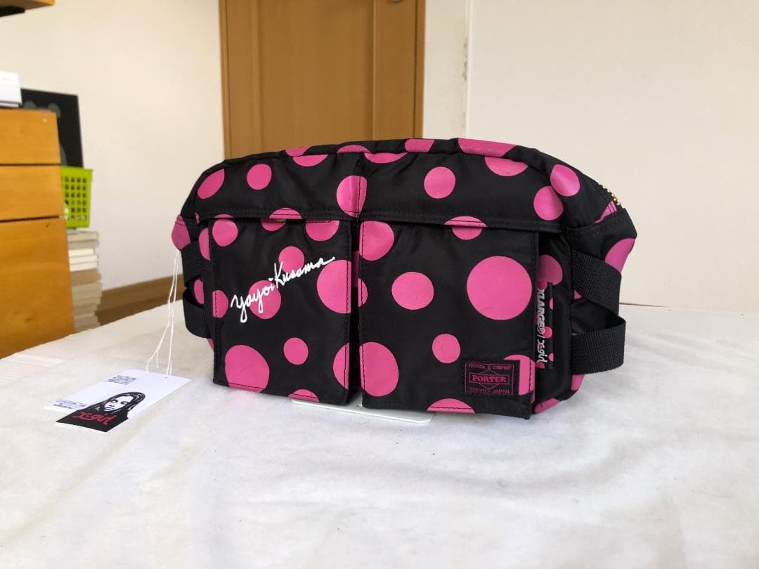 美品　ポーター　草間彌生　ウエスト　ポーチ　ボディー　バッグ　タンカー　旅行