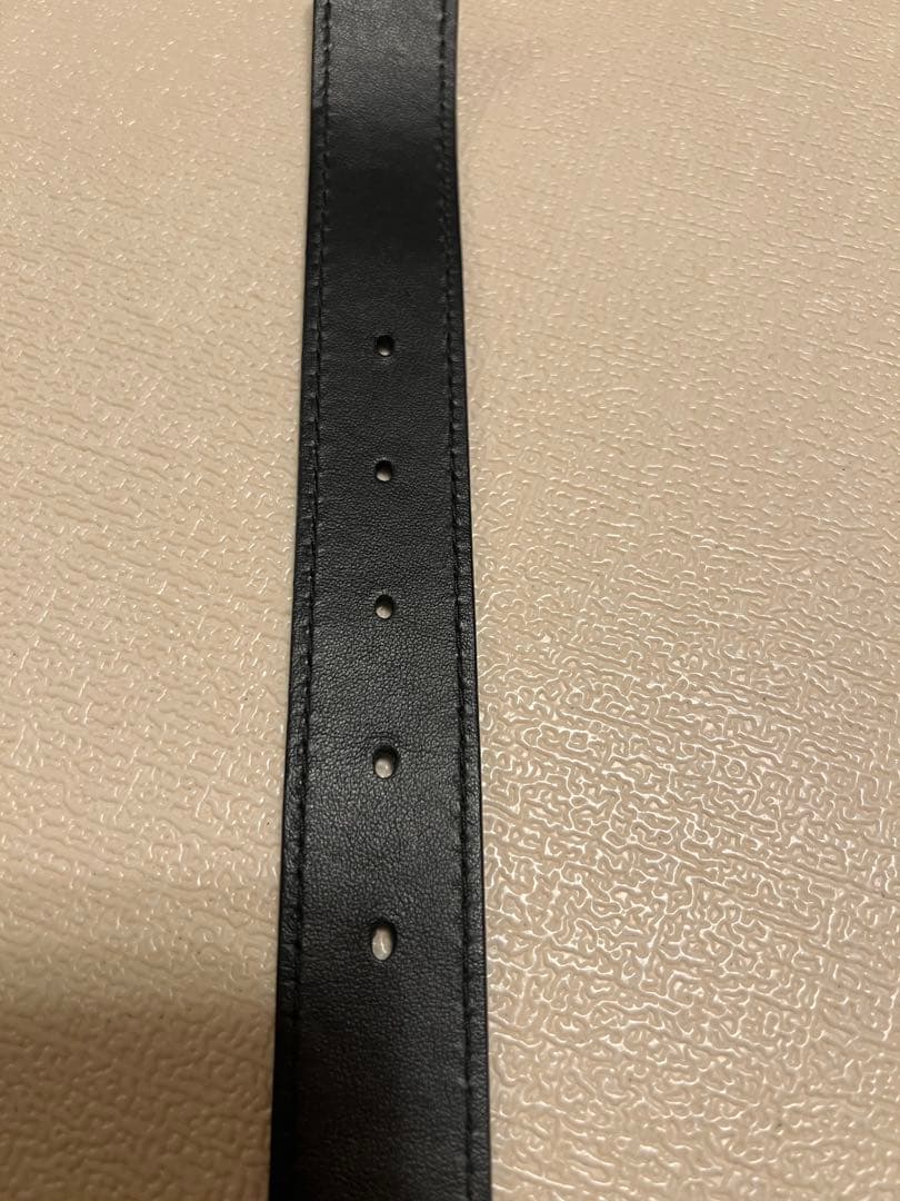 Dior ロゴバックルレザーベルト