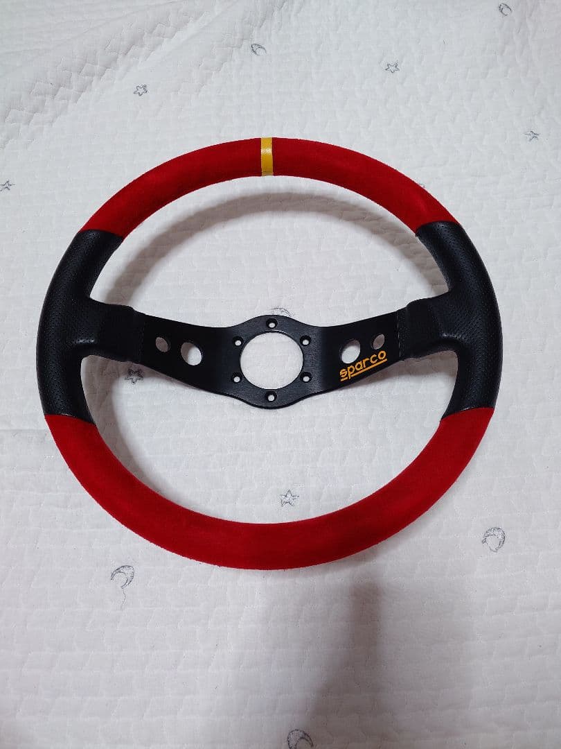 35Φ ステアリング スパルコ 2スポーク 希少な当時物　ホーン、ボスのセット