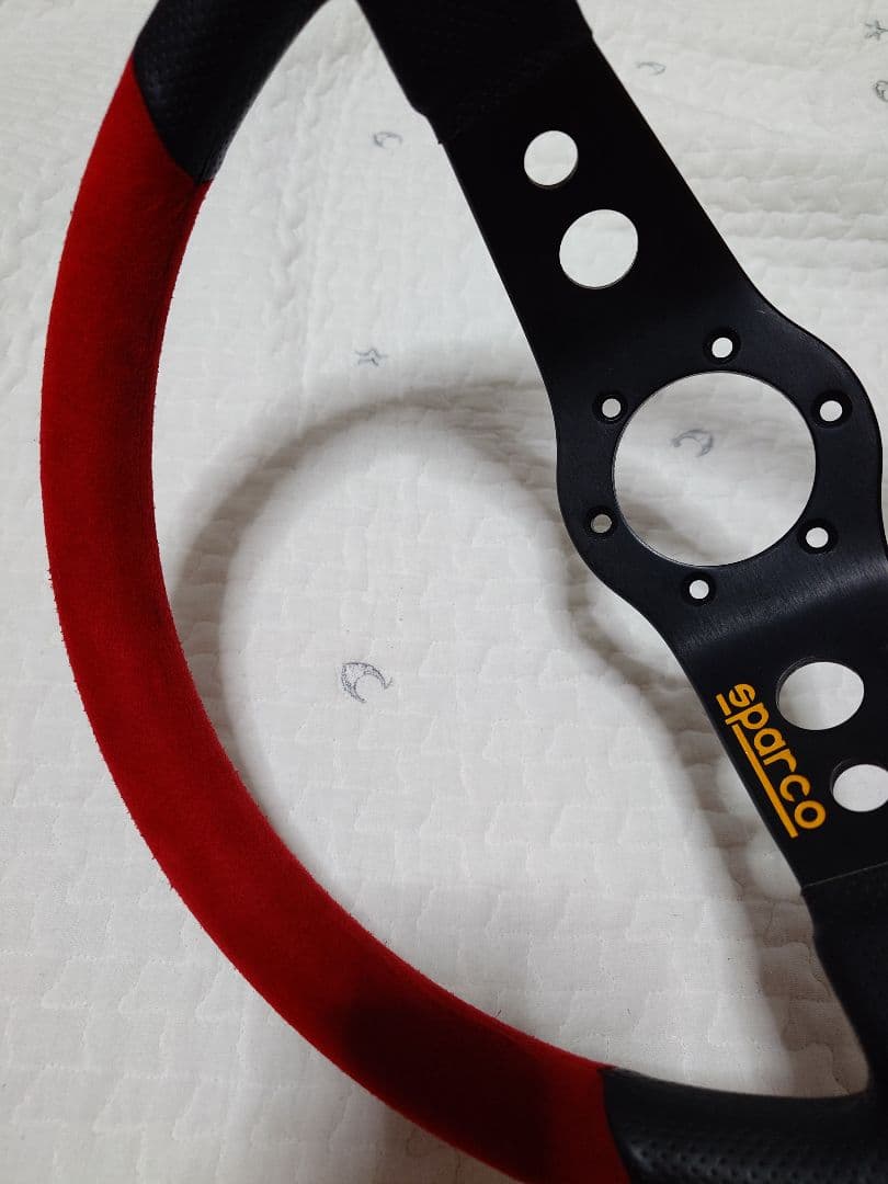 35Φ ステアリング スパルコ 2スポーク 希少な当時物　ホーン、ボスのセット