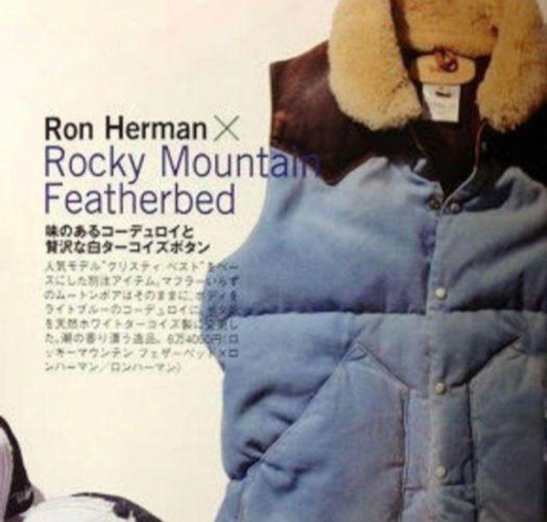 Ron Herman ロンハーマン ロッキーマウンテン 横浜限定 ダウンベスト
