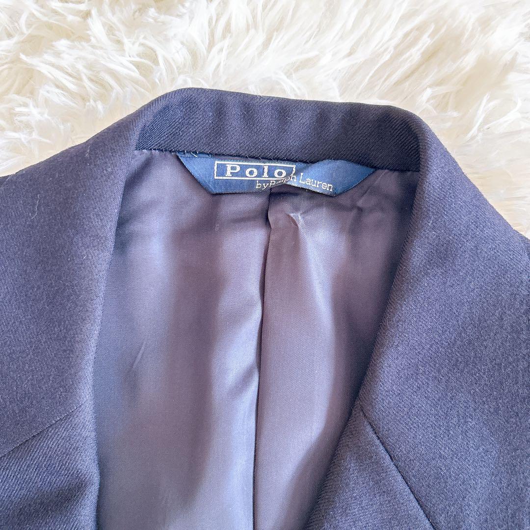 POLO RALPH LAUREN 紺ブレザー ダブル 金ボタン メンズ