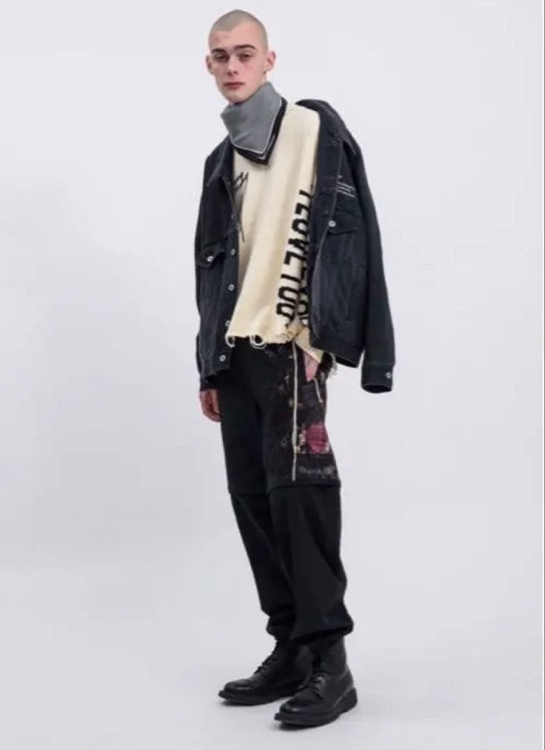 doublet hidden message knit/ダブレット/ニット