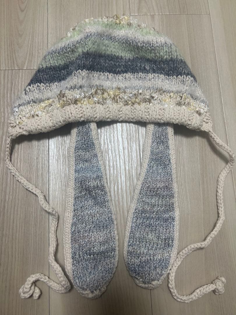 rurumu:　ウサミミ　ニット帽　ニュージーンズ　ダニエル着用