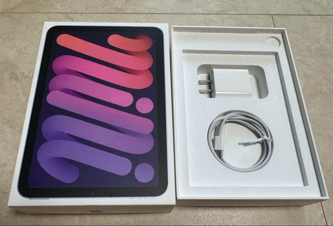 【美品】iPad mini第6世代 64GB Wi-Fiモデル パープル