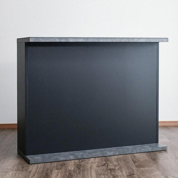 ニトリ セラミック天板 バーカウンター (幅120cm ストレート GY)