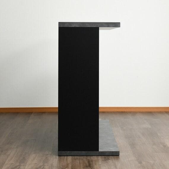 ニトリ セラミック天板 バーカウンター (幅120cm ストレート GY)