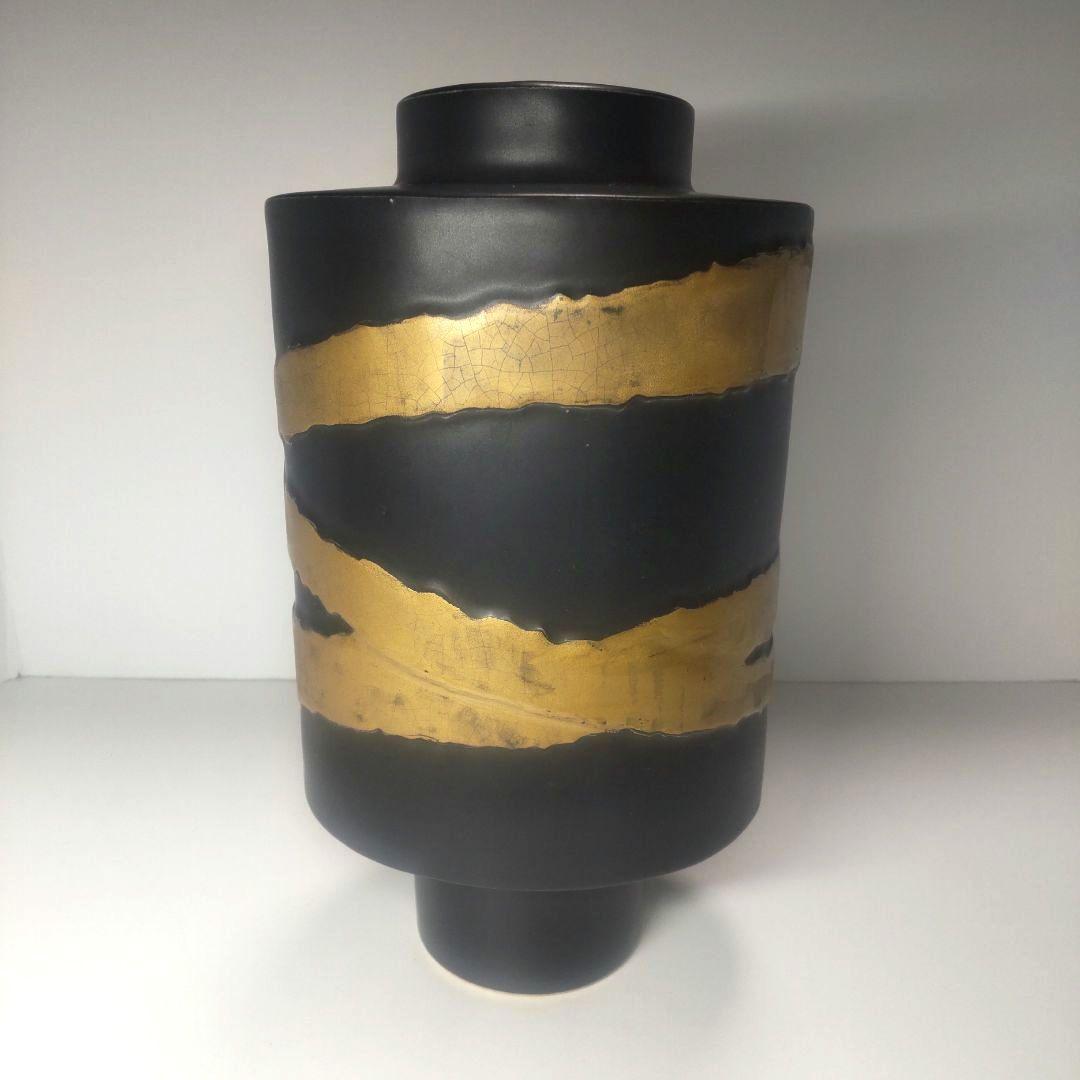 専用 金帯投入花器 小原流 花器 いけばな