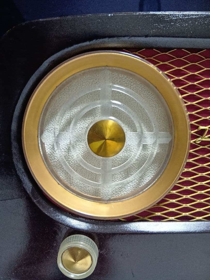 希少　デザイン　マツダ　東芝　513F　真空管　ラジオ　整備済み