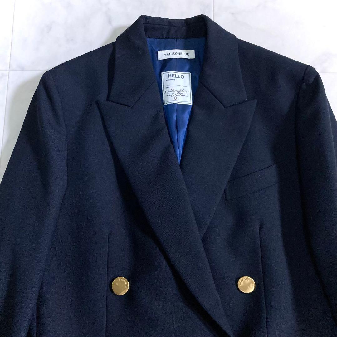 美品 マディソンブルー エストネーション別注 W6B 紺ブレ 01 金ボタン