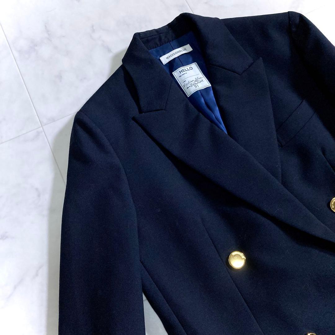 美品 マディソンブルー エストネーション別注 W6B 紺ブレ 01 金ボタン