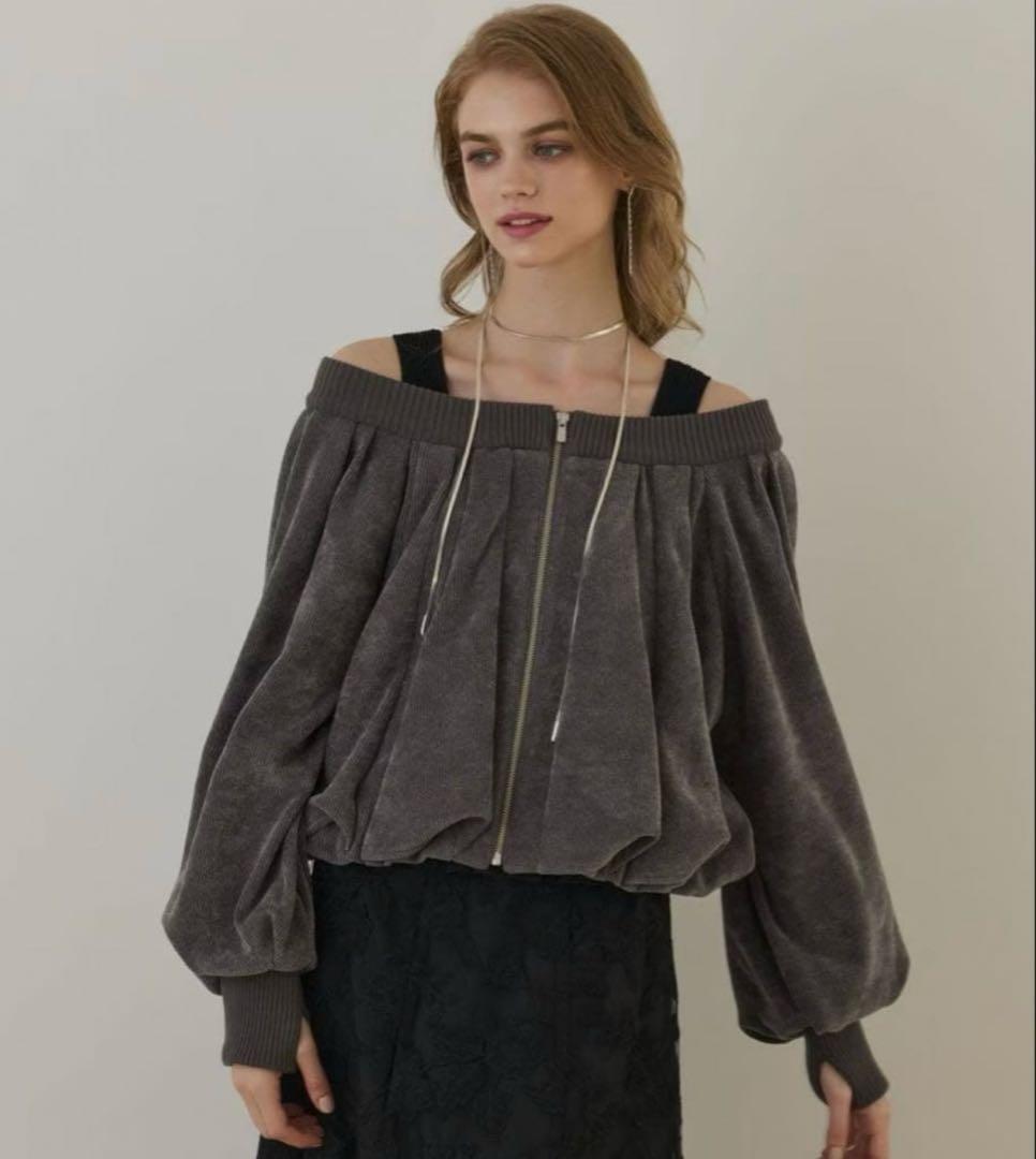 グレースコンチネンタル　25AW モールカットカーディガン