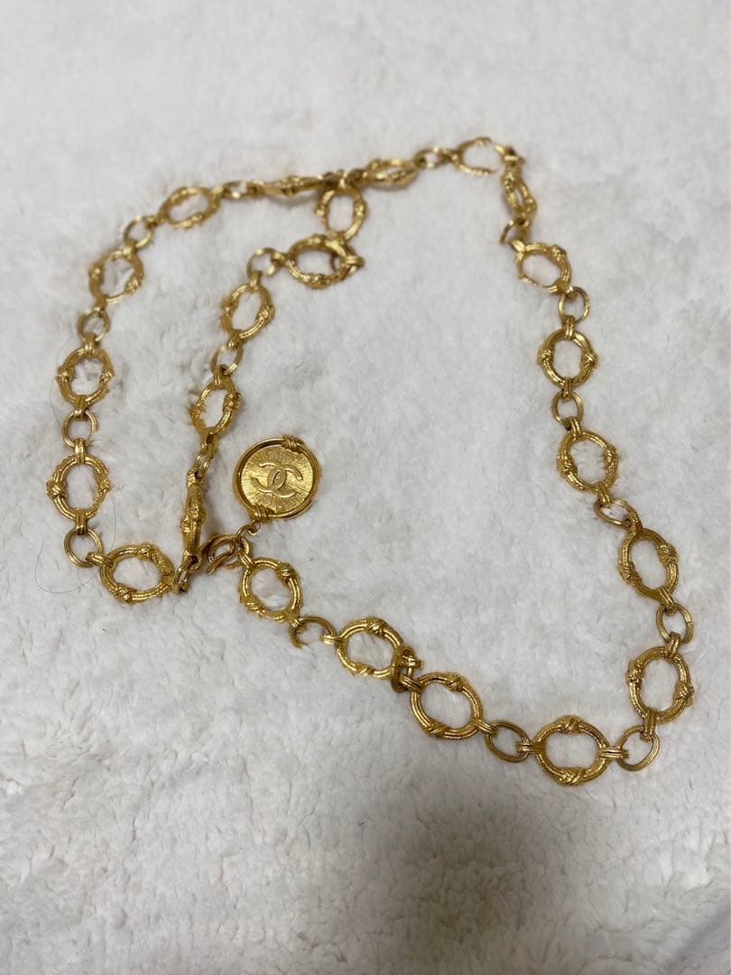 CHANEL チェーンベルト ゴールド