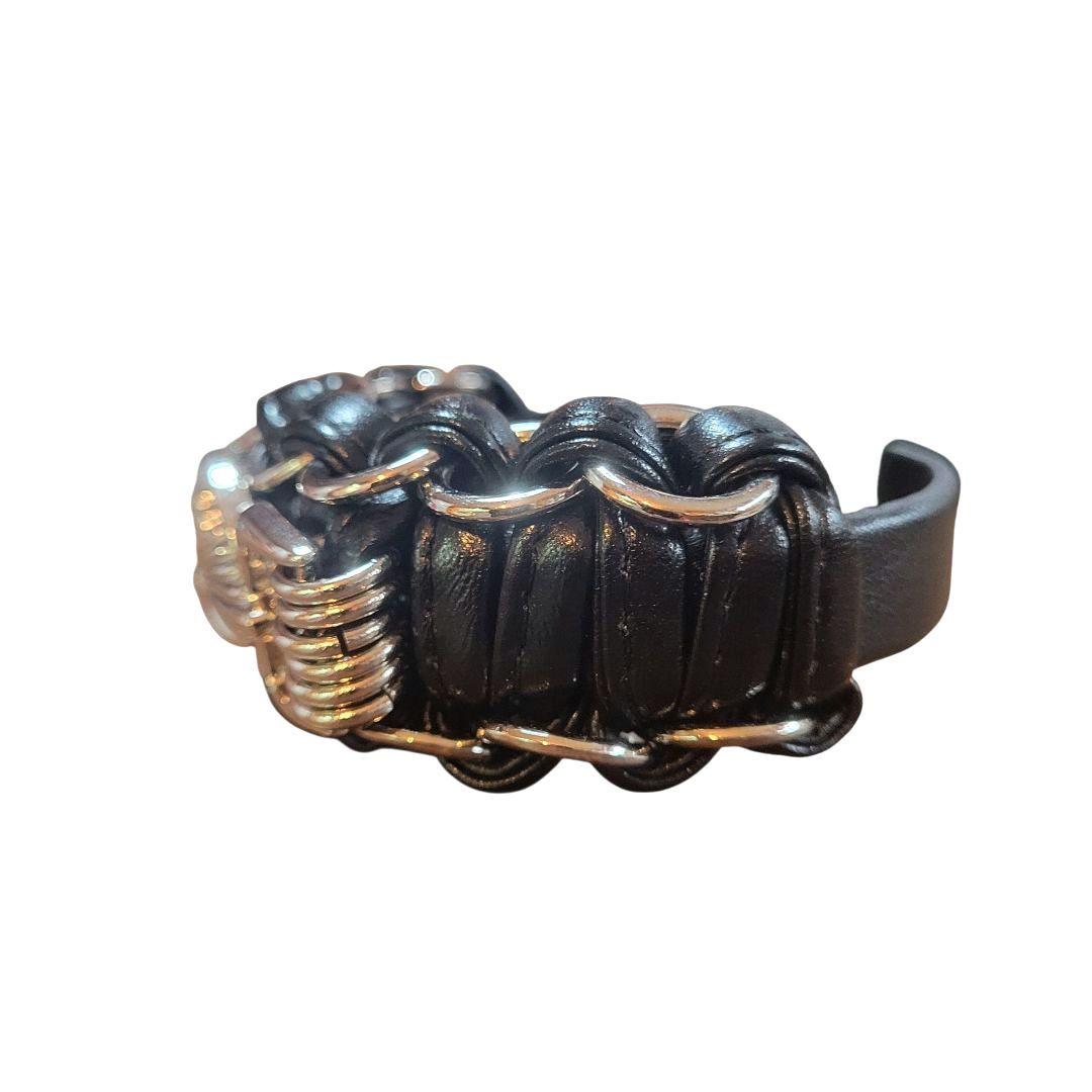 ♡TOGA TOO♡ 25AW レザー バングル ブラック