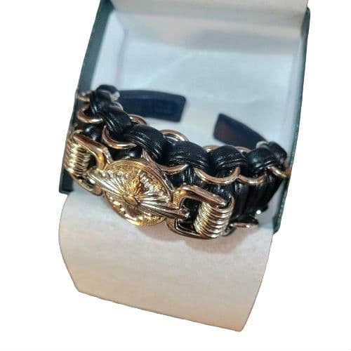 ♡TOGA TOO♡ 25AW レザー バングル ブラック