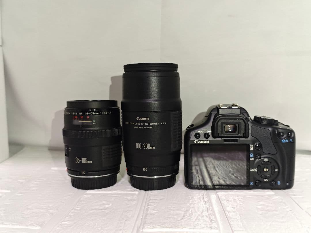 Canon EOS Kiss X2 デジタル一眼レフズ2本付き