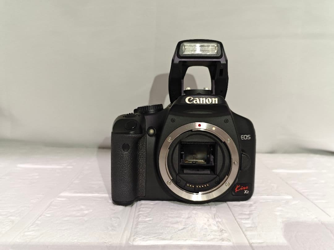 Canon EOS Kiss X2 デジタル一眼レフズ2本付き