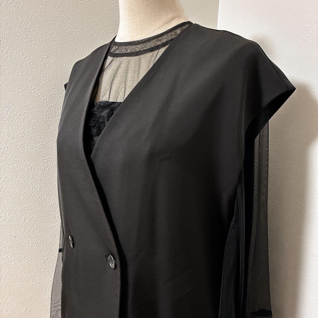 Rose race pencil dress et.UNiVERローズレース