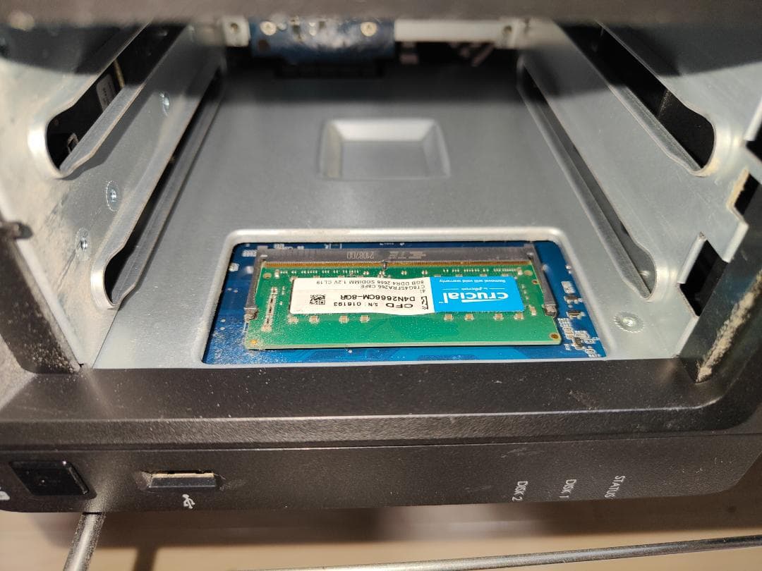 Synology DS720+/HDD8TBx2/メモリ/SSD