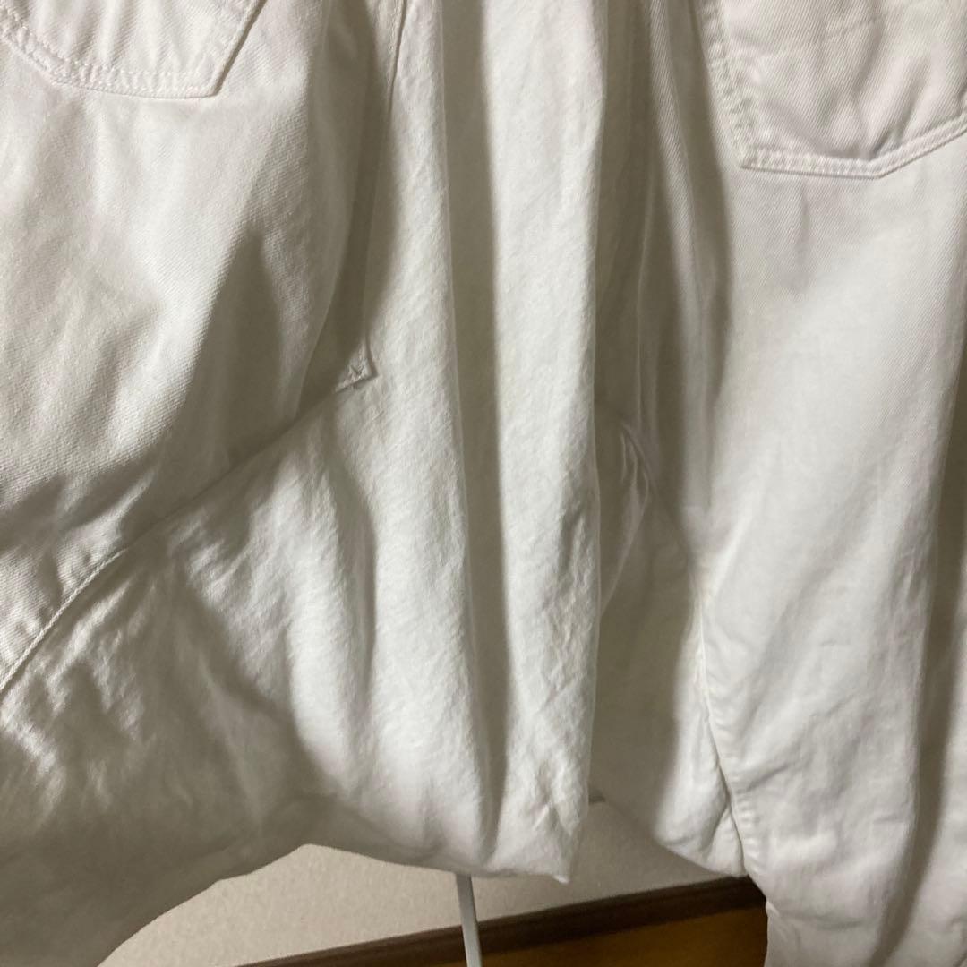 コムデギャルソンGANRYU ホワイトデニムサルエルS