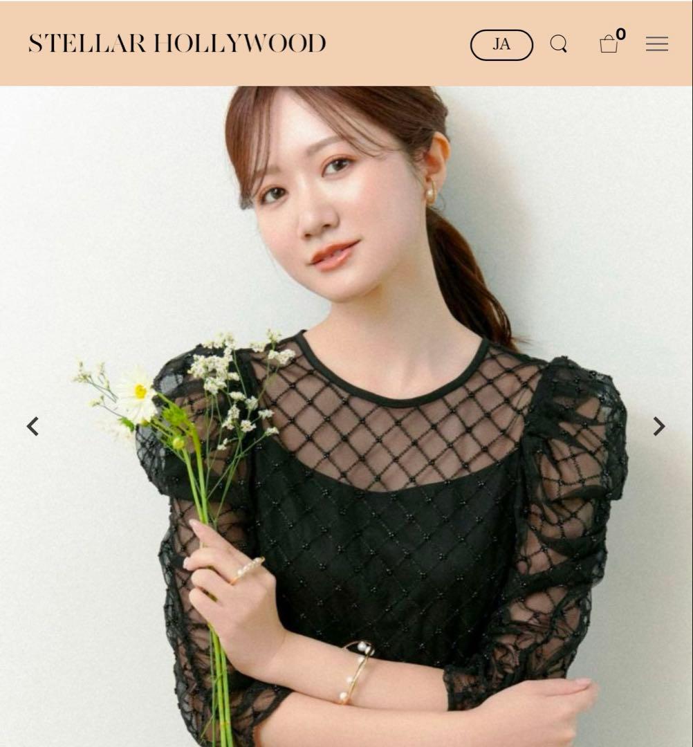 【お値下げ中】新品　ステラハリウッド×SAORIインパールバングル　ゴールド