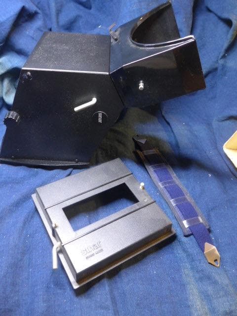 貴重なSinar 4×5in用 「双眼レフレックス/ファインダー他３点セット」