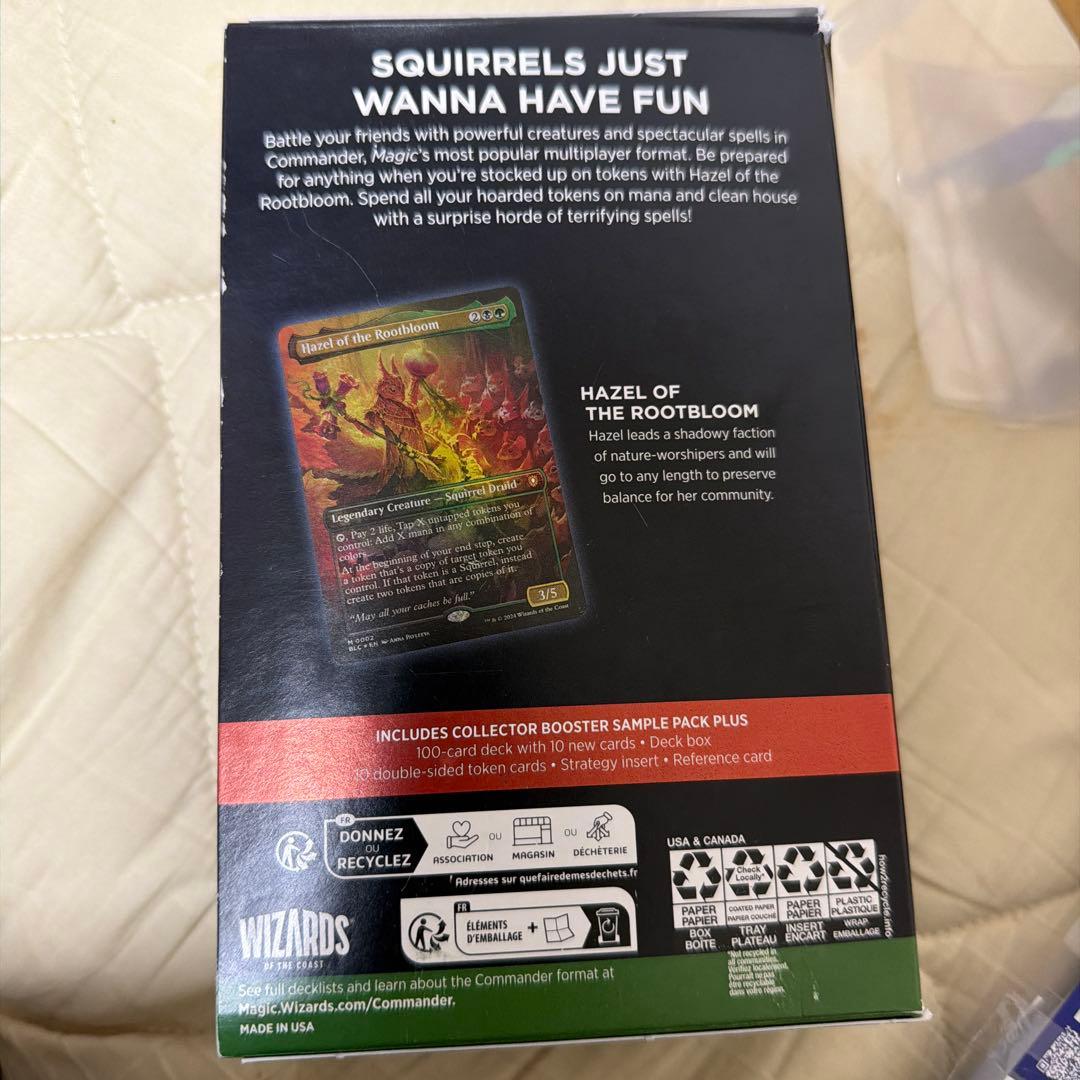 MTG/BLB/ブルームバロウ/統率者デッキ/リスの悪ふざけ/英語版/新品未開封