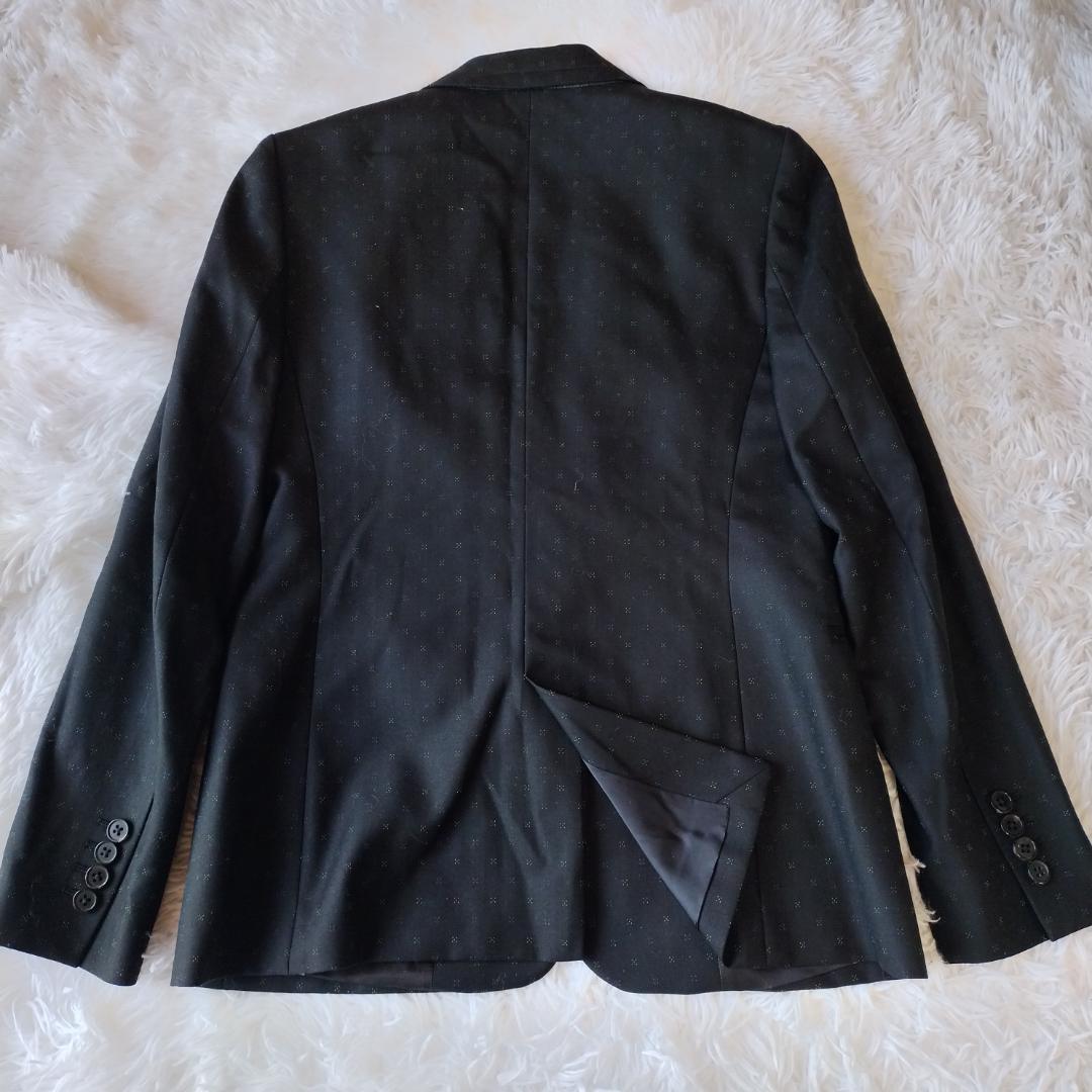 美品☆ポールスミス セットアップ スカートスーツ ブラック マルチカラー 本 L