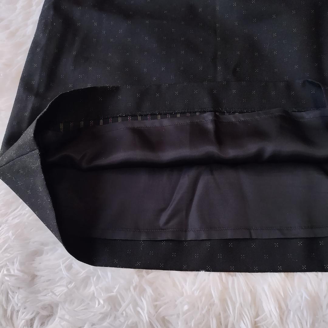 美品☆ポールスミス セットアップ スカートスーツ ブラック マルチカラー 本 L