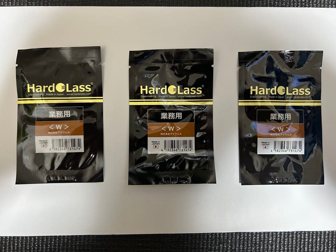 ハドラス　ガラスコーティング W シート　3枚セット