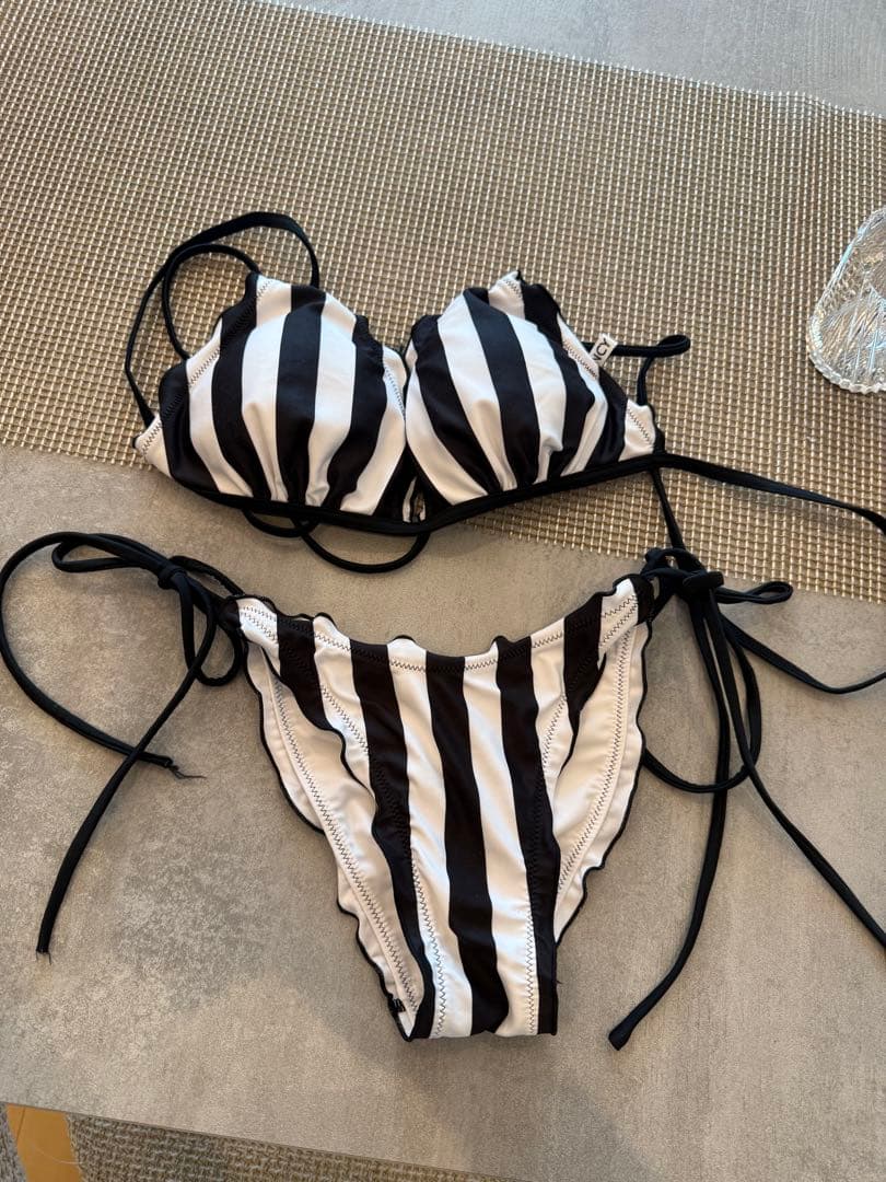 【ALENCY】ストライプビキニ