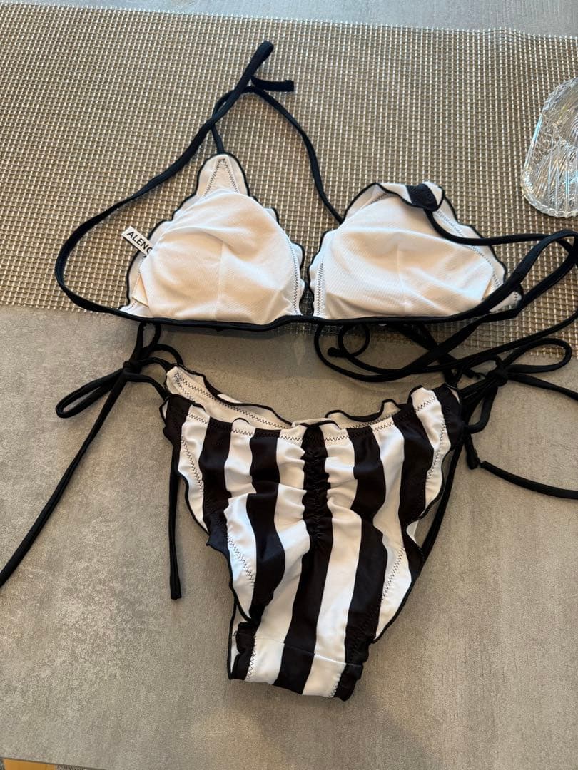 【ALENCY】ストライプビキニ