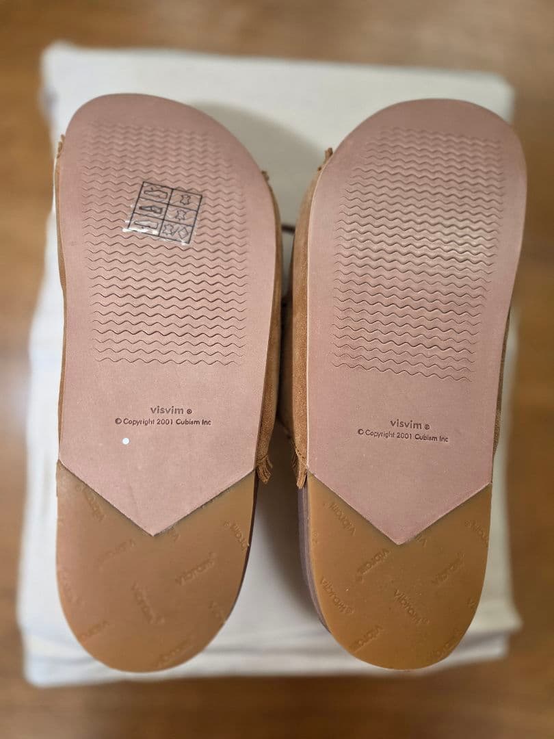 visvimビズビム　フリンジ付きスエードサンダル