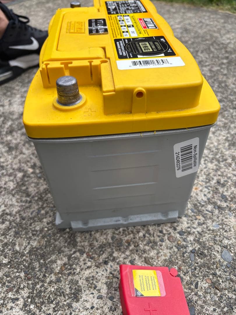 t*n様 JL ラングラー　オプティマ バッテリー イエロートップ YTL4-L